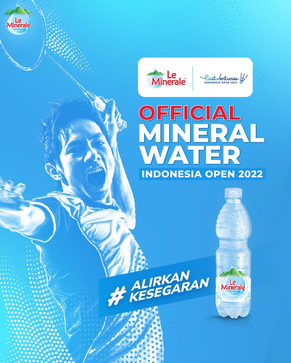 Le Minerale is Again the Official Water at the 2024 Indonesia Open